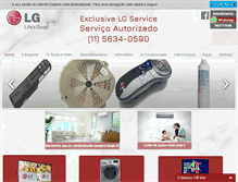 Tablet Screenshot of lgservice.com.br