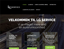 Tablet Screenshot of lgservice.dk